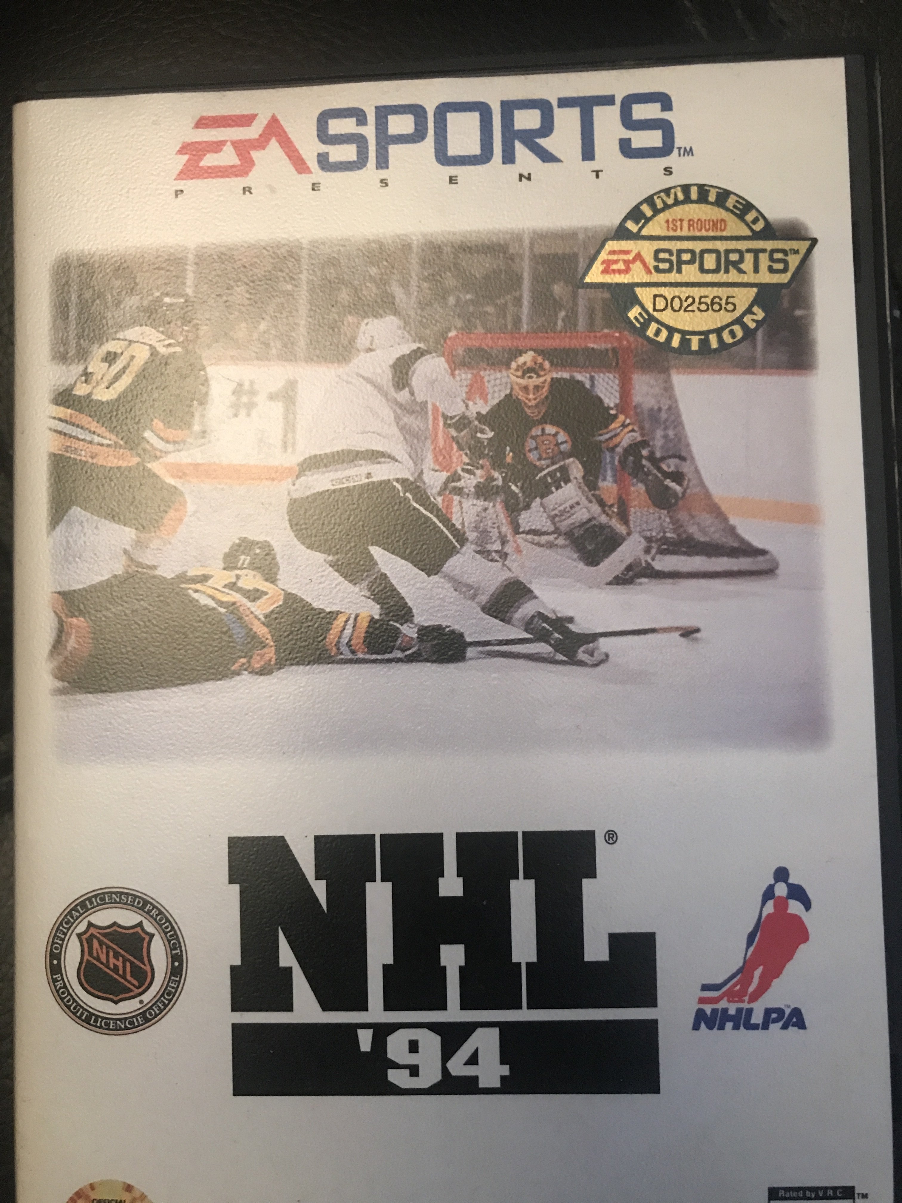 NHL94 Sega Genesis Limited Edition 1st Round Serial Numbers - General NHL 94 Discussion