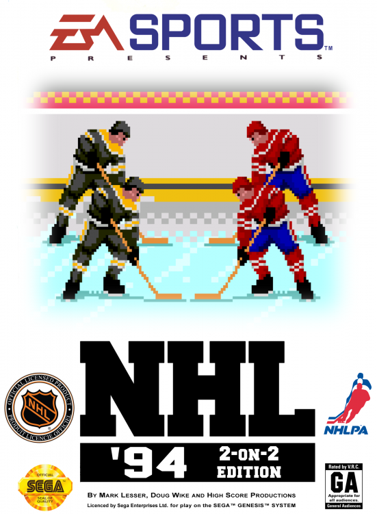 NHL 94 - Alternate Covers - 2-On-2 Edition (Cover).png