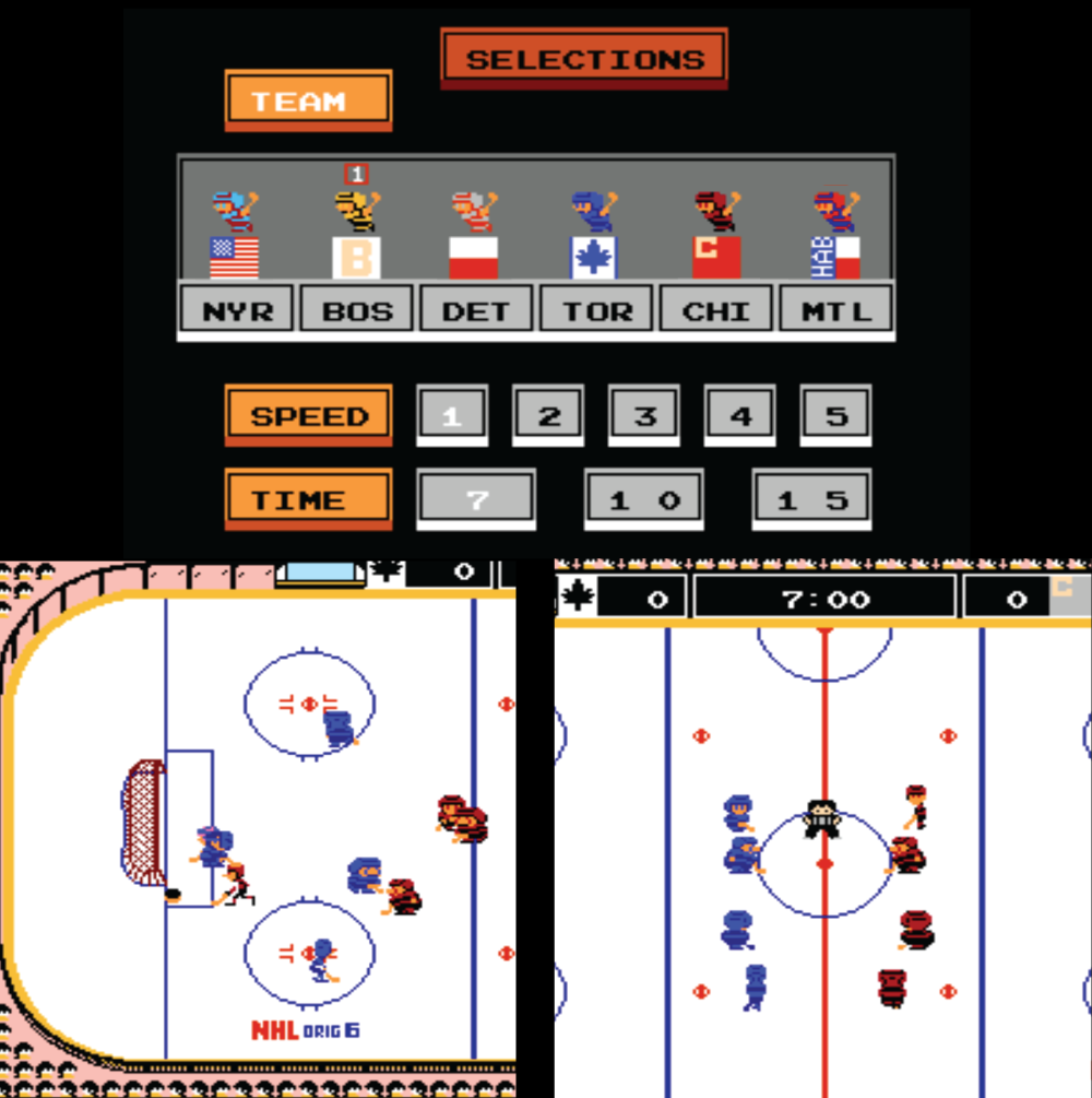 NES Ice Hockey Original 6 by INDIO - Post 98 Titles and Other Hockey Titles 