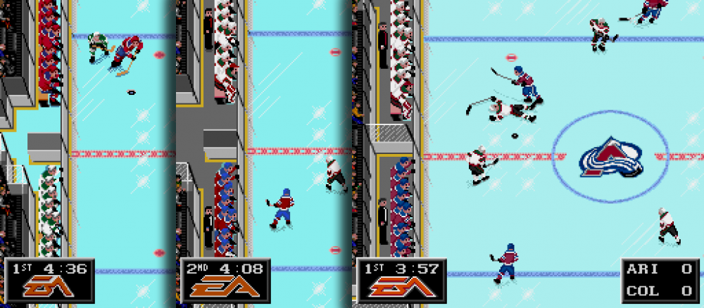 NHL 94 - Screenshots - 2. In-Game Bench Side - Teams - Comp - 2024 - 4x.png