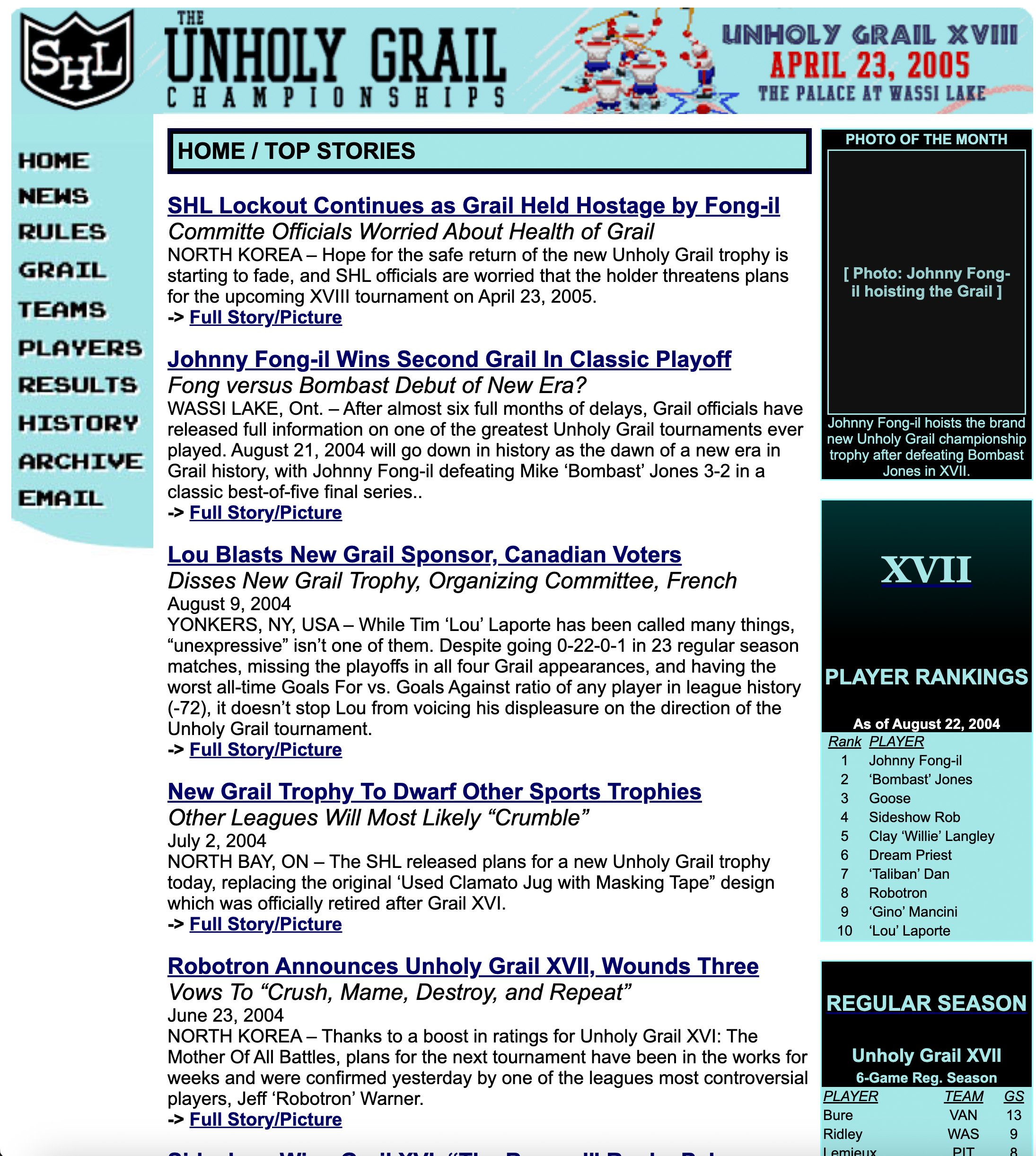 A Classic website